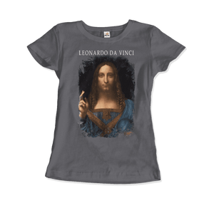 Leonardo Da Vinci, Salvator Mundi, 1499~1510 Artwork T-Shirt - Art-O-Rama Shop