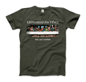 Leonardo Da Vinci - Camiseta de la obra de arte de la Última Cena
