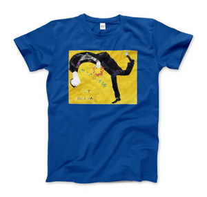 Marc Chagall - Homage to Gogol 1917 Art T-Shirt - Men (Unisex) / Royal Blue / S - T-Shirt