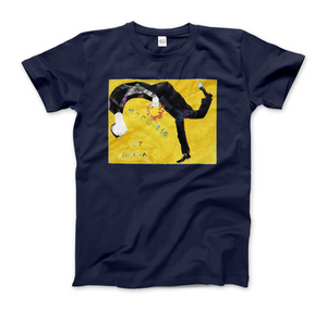 Marc Chagall - Homage to Gogol 1917 Art T-Shirt - Men (Unisex) / Navy / S - T-Shirt