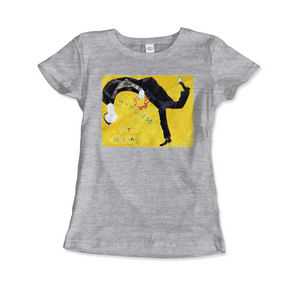 Marc Chagall - Homage to Gogol 1917 Art T-Shirt - Women (Fitted) / Heather Grey / S - T-Shirt