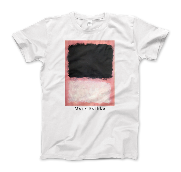 Mark Rothko - Untitled Pink Black and White Art T-Shirt - Men (Unisex) / White / S - T-Shirt