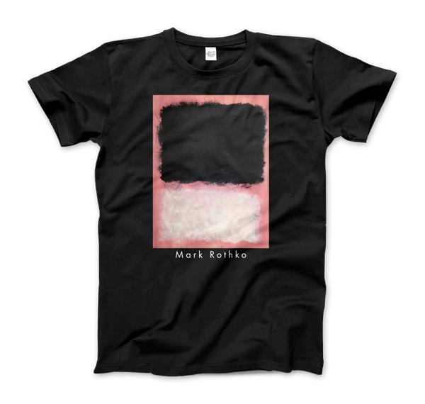 Mark Rothko - Untitled Pink Black and White Art T-Shirt - Men (Unisex) / Black / S - T-Shirt