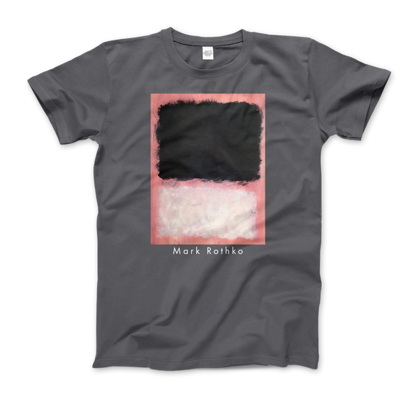 Mark Rothko - Untitled Pink Black and White Art T-Shirt - Men (Unisex) / Charcoal / S - T-Shirt