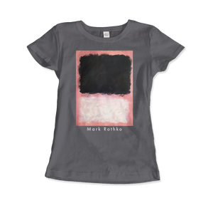 Mark Rothko - Untitled Pink Black and White Art T-Shirt - Women (Fitted) / Charcoal / S - T-Shirt