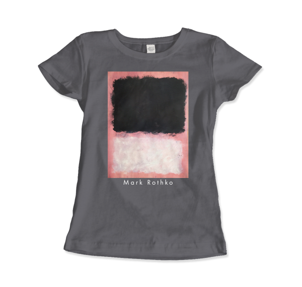 Mark Rothko - Untitled Pink Black and White Art T-Shirt - Women (Fitted) / Charcoal / S - T-Shirt