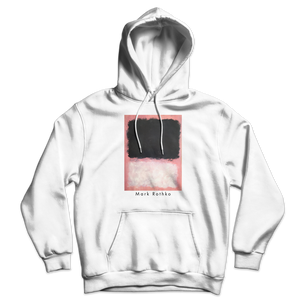 Mark Rothko - Untitled Pink Black and White Unisex Hoodie - White / S - Hoodie