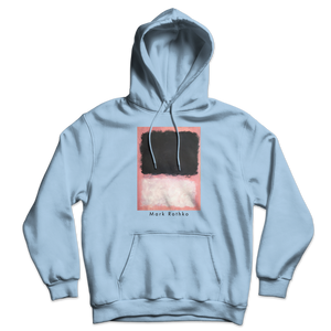 Mark Rothko - Untitled Pink Black and White Unisex Hoodie - Light Blue / S - Hoodie