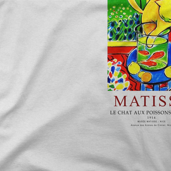 Matisse - Exhibition Le Chat Aux Poissons Rouges (The Cat) Art T-Shirt - T-Shirt