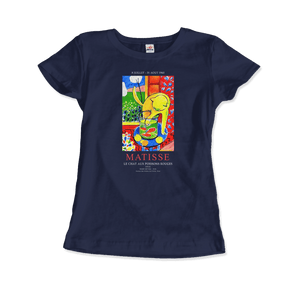 Matisse - Exhibition, Le Chat Aux Poissons Rouges (The Cat) Art T-Shirt - Art-O-Rama Shop