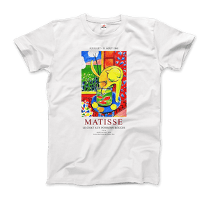 Matisse - Exhibition, Le Chat Aux Poissons Rouges (The Cat) Art T-Shirt - Art-O-Rama Shop