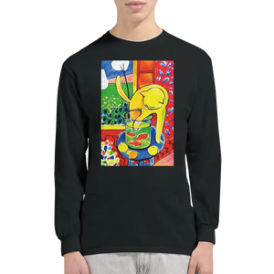 Matisse - the Cat with Red Fishes 1914 Artwork Long Sleeve Shirt - Long Sleeve Shirt