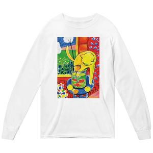 Matisse - the Cat with Red Fishes 1914 Artwork Long Sleeve Shirt - White / Small - Long Sleeve Shirt