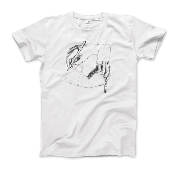 MC Escher dibujo a mano arte camiseta