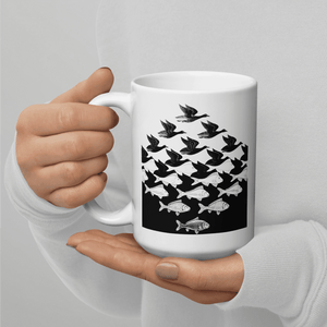 MC Escher Sky and Water I Art Mug - Mug