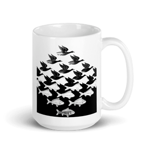 MC Escher Sky and Water I Art Mug - Mug