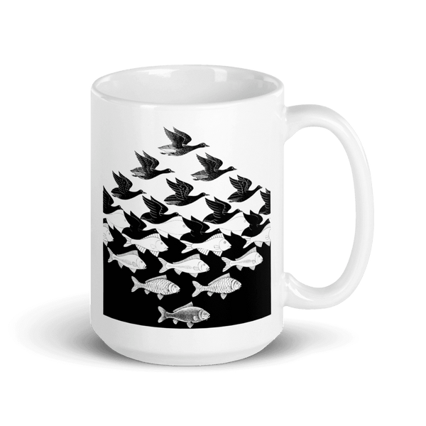 MC Escher Sky and Water I Art Mug - Mug