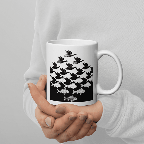 MC Escher Sky and Water I Art Mug - Mug