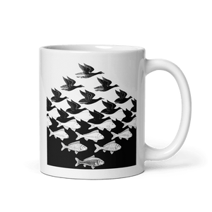 MC Escher Sky and Water I Art Mug - Mug