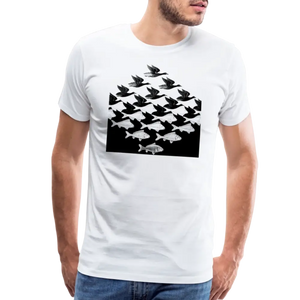 Mc Escher Sky and Water i Art T-shirt - T-shirt
