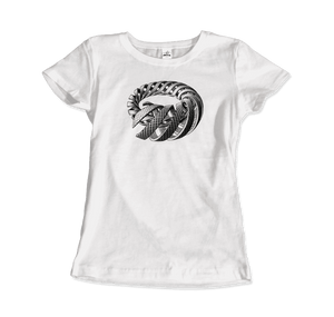MC Escher Spirals Art T-Shirt - Art-O-Rama Shop