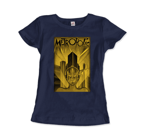 Metropolis - 1927 Movie Poster Reproduction in Oil Paint T-Shirt - Art-O-Rama Shop