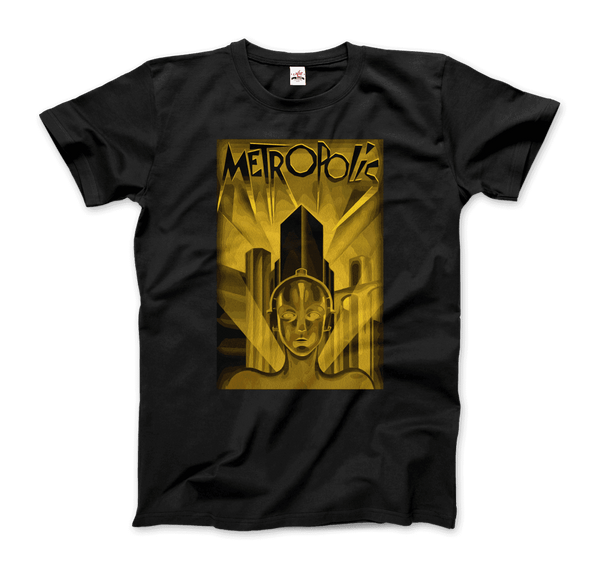 Metropolis - 1927 Movie Poster Reproduction in Oil Paint T-Shirt