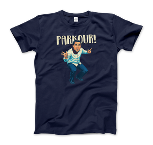 Michael Scott - Parkour T-Shirt - Men (Unisex) / Navy / S - T-Shirt