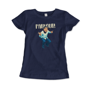 Michael Scott - Parkour T-Shirt - Women (Fitted) / Navy / S - T-Shirt