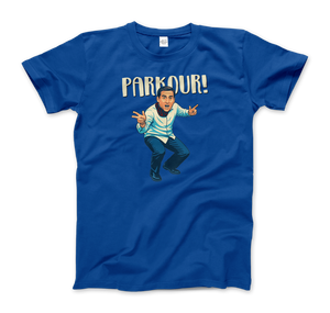 Michael Scott - Parkour T-Shirt - Men (Unisex) / Royal Blue / S - T-Shirt