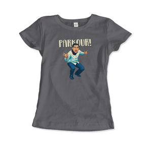 Michael Scott - Parkour T-Shirt - Women (Fitted) / Charcoal / S - T-Shirt