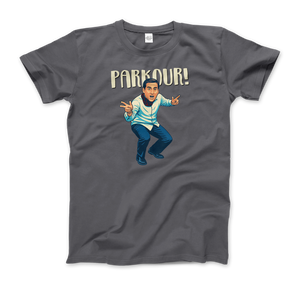 Michael Scott - Parkour T-Shirt - Men (Unisex) / Charcoal / S - T-Shirt