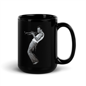 Miles Davis Playing his Trumpet Artwork Mug Mug