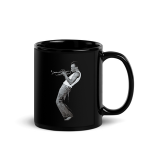 Miles Davis Playing his Trumpet Artwork Mug Mug