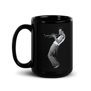 Miles Davis Playing his Trumpet Artwork Mug 15oz (444mL) Mug