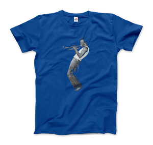 Miles Davis Playing his Trumpet Artwork T-Shirt