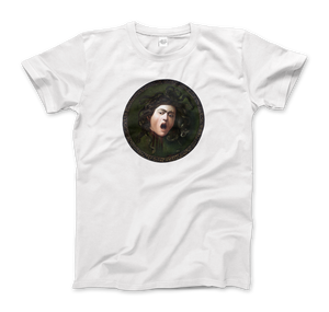 Mythological Medusa: Caravaggio T-Shirt - Men (Unisex) / White / S - T-Shirt