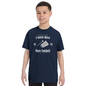 Need More Cowbell T-Shirt - Youth / Navy / S - T-Shirt