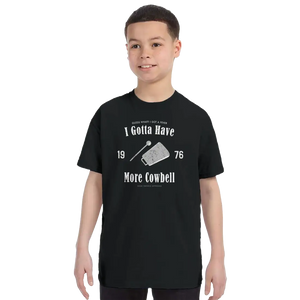 Need More Cowbell T-Shirt - Youth / Black / S - T-Shirt