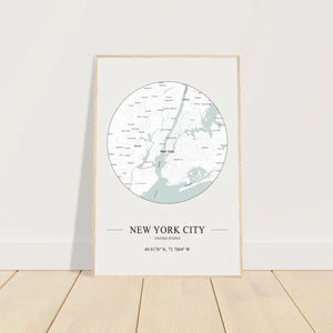 New York City United States - Minimalist Poster - Poster