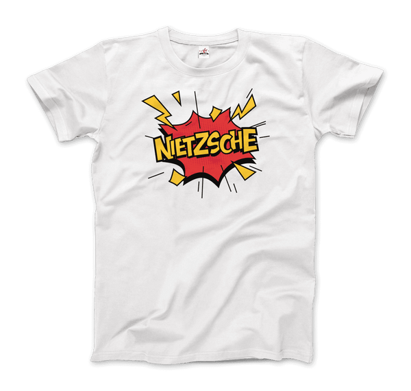 Nietzche - Comics Boom Style T-Shirt - Men / White / S - T-Shirt