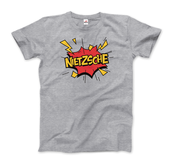 Nietzche - Comics Boom Style T-Shirt - Men / Heather Grey / S - T-Shirt