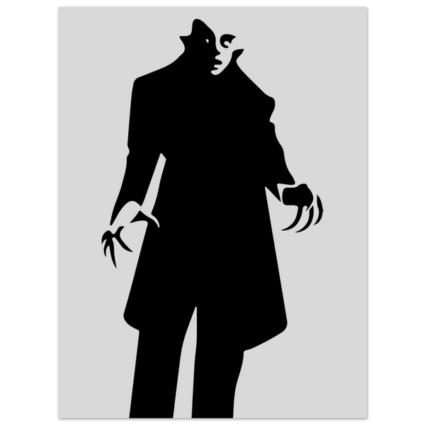 Nosferatu - 20s Sci - Fi Horror Movie Minimalist Poster Matte / 18 x 24″ (45 60cm) None