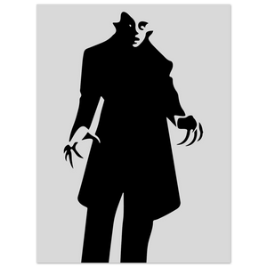Nosferatu - 20s Sci - Fi Horror Movie Minimalist Poster Matte / 18 x 24″ (45 60cm) None