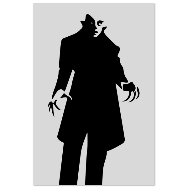 Nosferatu - 20s Sci - Fi Horror Movie Minimalist Poster Matte / 24 x 36″ (60 90cm) None