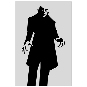 Nosferatu - 20s Sci - Fi Horror Movie Minimalist Poster Matte / 12 x 18″ (30 45cm) None