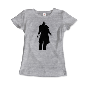 Nosferatu - 20s Sci - Fi Horror Movie Minimalist T - Shirt Women / Heather Grey S
