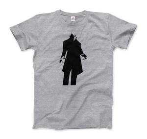 Nosferatu - 20s Sci - Fi Horror Movie Minimalist T - Shirt Men / Heather Grey S