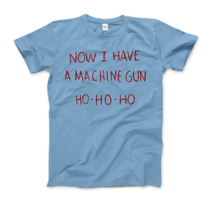 Now I Have a Machine Gun Ho-Ho-Ho T-Shirt - Men (Unisex) / Light Blue / S - T-Shirt