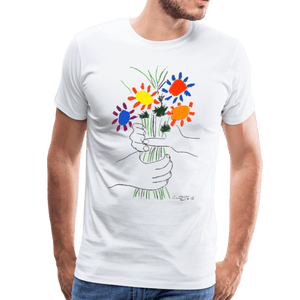 Pablo Picasso Bouquet of Peace 1958 Artwork T-Shirt - [variant_title] by Art-O-Rama